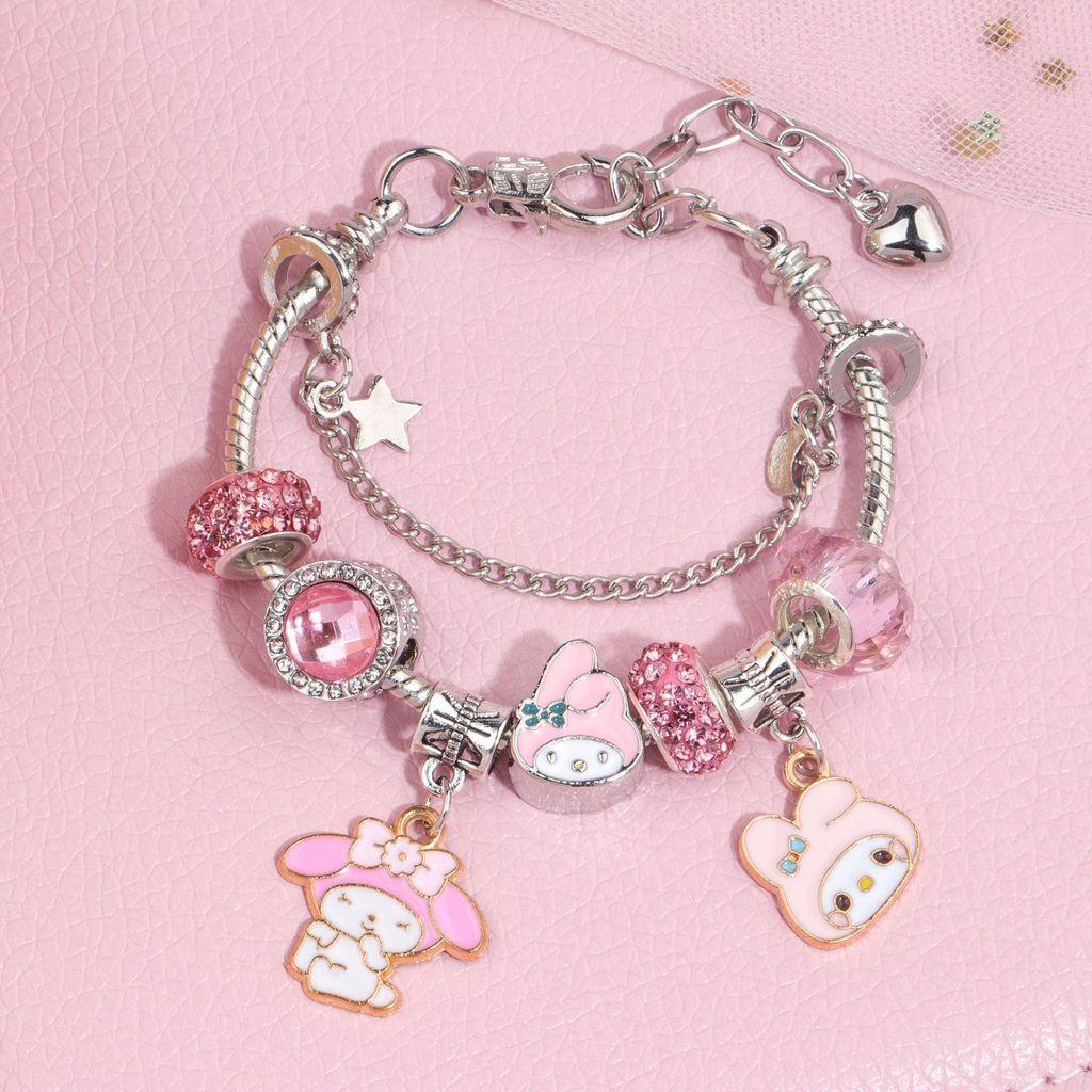 Stitch Kuromi Hello Kitty Cartoon Beaded Bracelet For Women Gift Summer Melody,16cm
Stitch Kuromi Hello Kitty Cartoon Beaded Bracelet For Women Gift Summer Melody,16cm