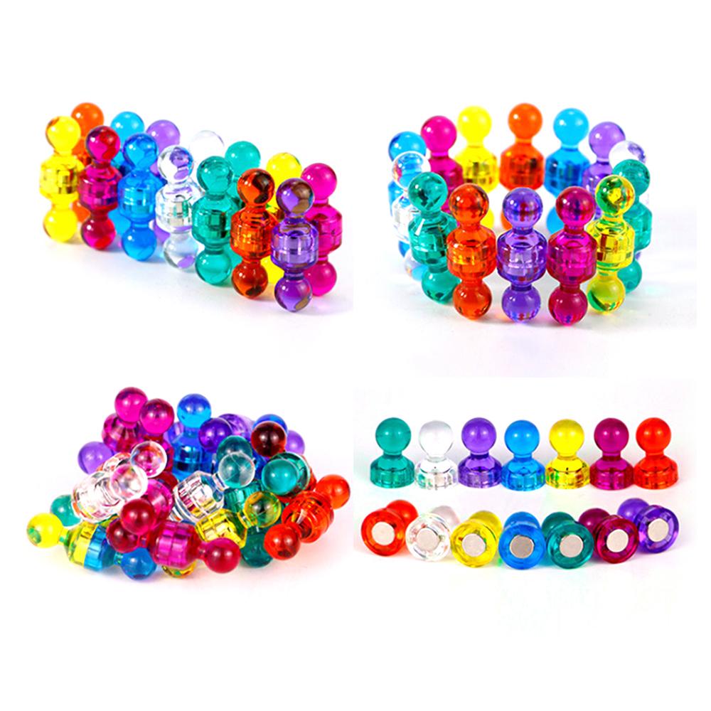 10PCS/Pack Assorted Color Magnetic Push Pins for Maps Whiteboards Refrigerators (Color Random) Type A
10PCS/Pack Assorted Color Magnetic Push Pins for Maps Whiteboards Refrigerators (Color Random) Type A