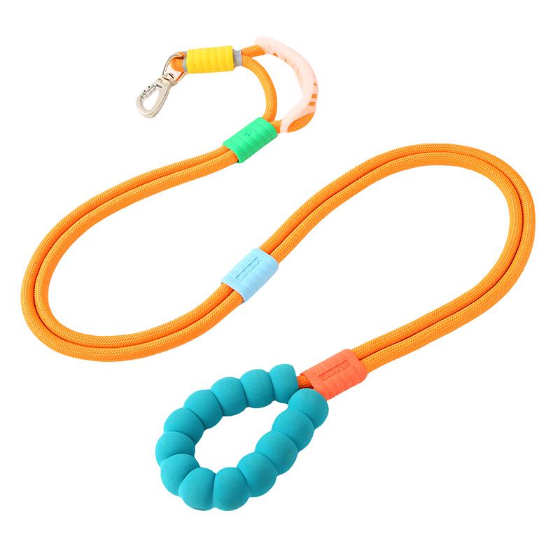 Adjustable Shock-Absorbing Dog Leash - Dopamine Color Block Bubble Cotton for Medium to Large Dogs 12mm×150cm
Adjustable Shock-Absorbing Dog Leash - Dopamine Color Block Bubble Cotton for Medium to Large Dogs 12mm×150cm
