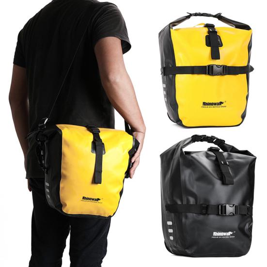 Водонепроницаемая сумка для багажника на заднее сиденье велосипеда, односторонняя сумка для хранения велосипеда, корзина