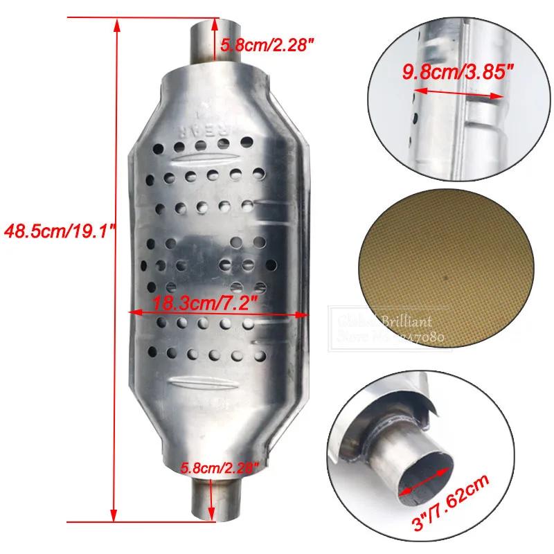 Каталитический нейтрализатор EURO 1 с керамическим сердечником 400 ячеек, 2 /2,25 /2,5 /3 , высокопроточный, из нержавеющей стали, универсальный, подходит для всех выхлопных систем
Каталитический нейтрализатор EURO 1 с керамическим сердечником 400 ячеек, 2 /2,25 /2,5 /3 , высокопроточный, из нержавеющей стали, универсальный, подходит для всех выхлопных систем