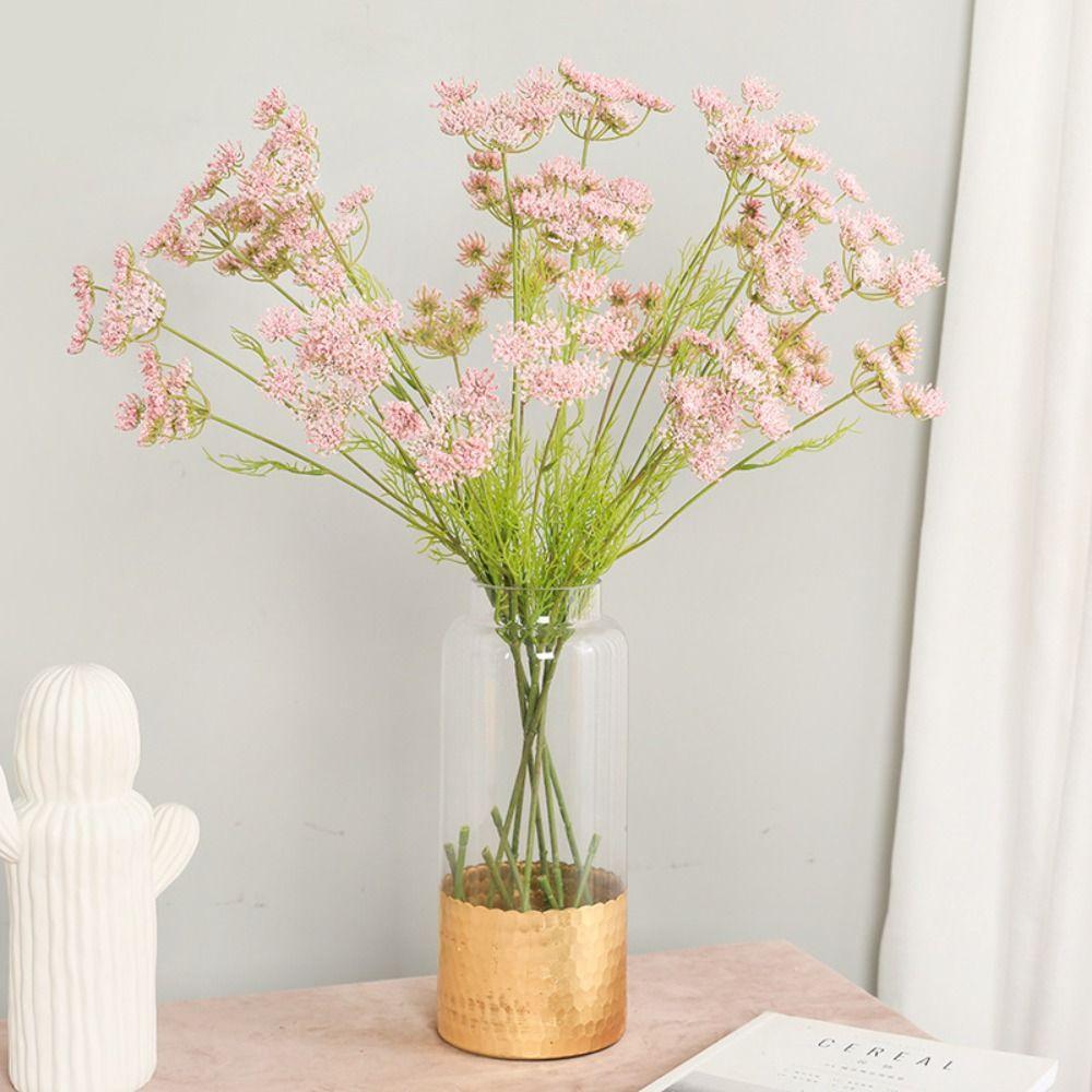 5 Head Silk Fake Flowers Beautiful Simulated Green Plants Home Office Decor білий 
5 Head Silk Fake Flowers Beautiful Simulated Green Plants Home Office Decor білий