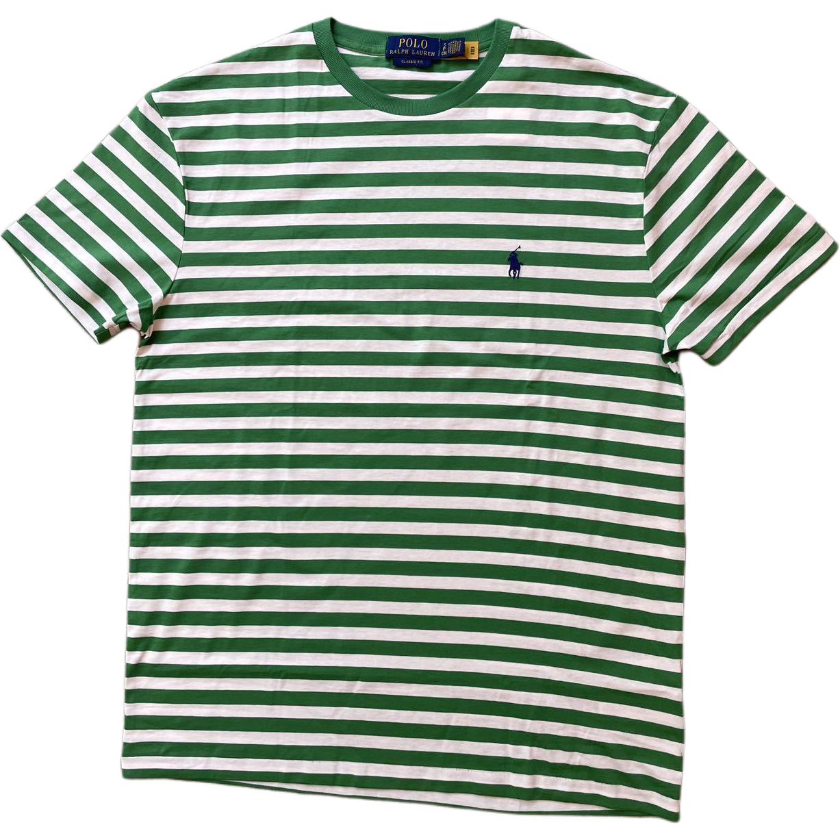Polo Ralph Lauren SS24 Полосатая футболка с вышивкой логотипа прямого кроя с круглым вырезом и короткими рукавами Мужские топы Зеленый 710899227-003 M
Polo Ralph Lauren SS24 Полосатая футболка с вышивкой логотипа прямого кроя с круглым вырезом и короткими рукавами Мужские топы Зеленый 710899227-003 M