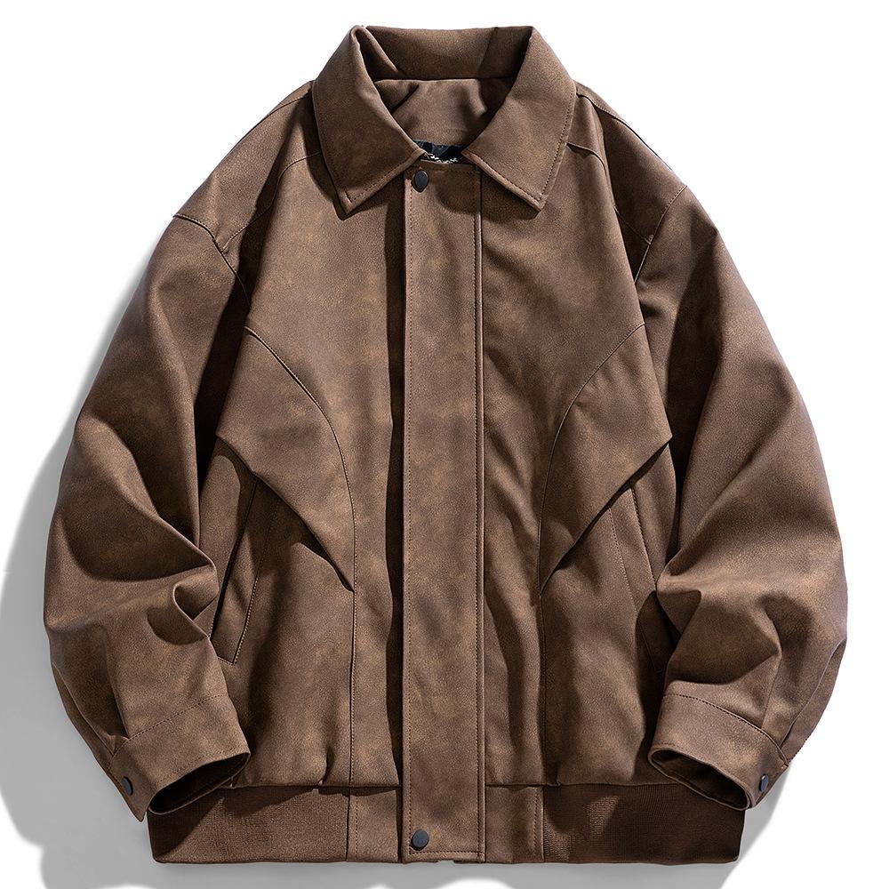 Men s Stand-up Collar Leather Jacket Men s Spring and Autumn American Retro Versatile Zipper Pu Leather Jacket Jacket 3XL
Men s Stand-up Collar Leather Jacket Men s Spring and Autumn American Retro Versatile Zipper Pu Leather Jacket Jacket 3XL