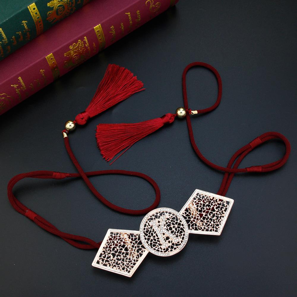 Женский пояс золотого цвета с кристаллами K, металлический пояс, цепочка на талию, украшения для тела с бахромой красный
Женский пояс золотого цвета с кристаллами K, металлический пояс, цепочка на талию, украшения для тела с бахромой красный