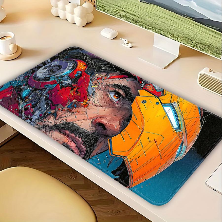 Marvel Iron Man Cool overlock Mouse Pad Desk accessories Keyboard Mouse Pad Game Console Pad office Pad Computer Laptop Pad 220x180x2mm
Marvel Iron Man Cool overlock Mouse Pad Desk accessories Keyboard Mouse Pad Game Console Pad office Pad Computer Laptop Pad 220x180x2mm