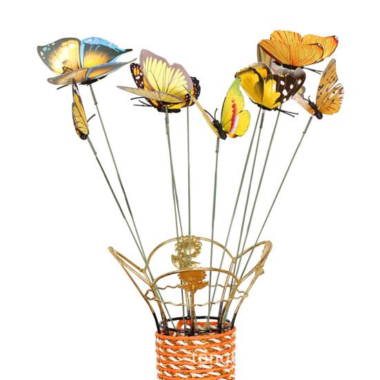 10 шт./компл. имитация бабочки палочка открытый сад цветочный горшок декор орнамент жёлтый
10 шт./компл. имитация бабочки палочка открытый сад цветочный горшок декор орнамент жёлтый