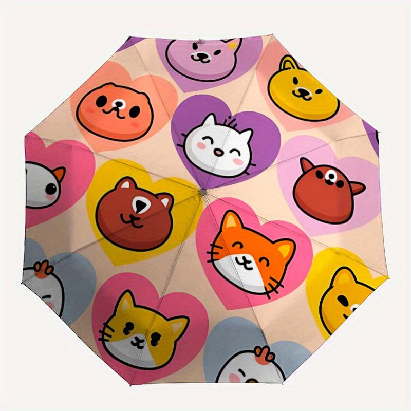 1pc Cute Animal Faces Automatic Open/close Folding Umbrella, Compact Portable Travel Umbrella,Cute Umbrella, Durable Construction yy250804120
1pc Cute Animal Faces Automatic Open/close Folding Umbrella, Compact Portable Travel Umbrella,Cute Umbrella, Durable Construction yy250804120