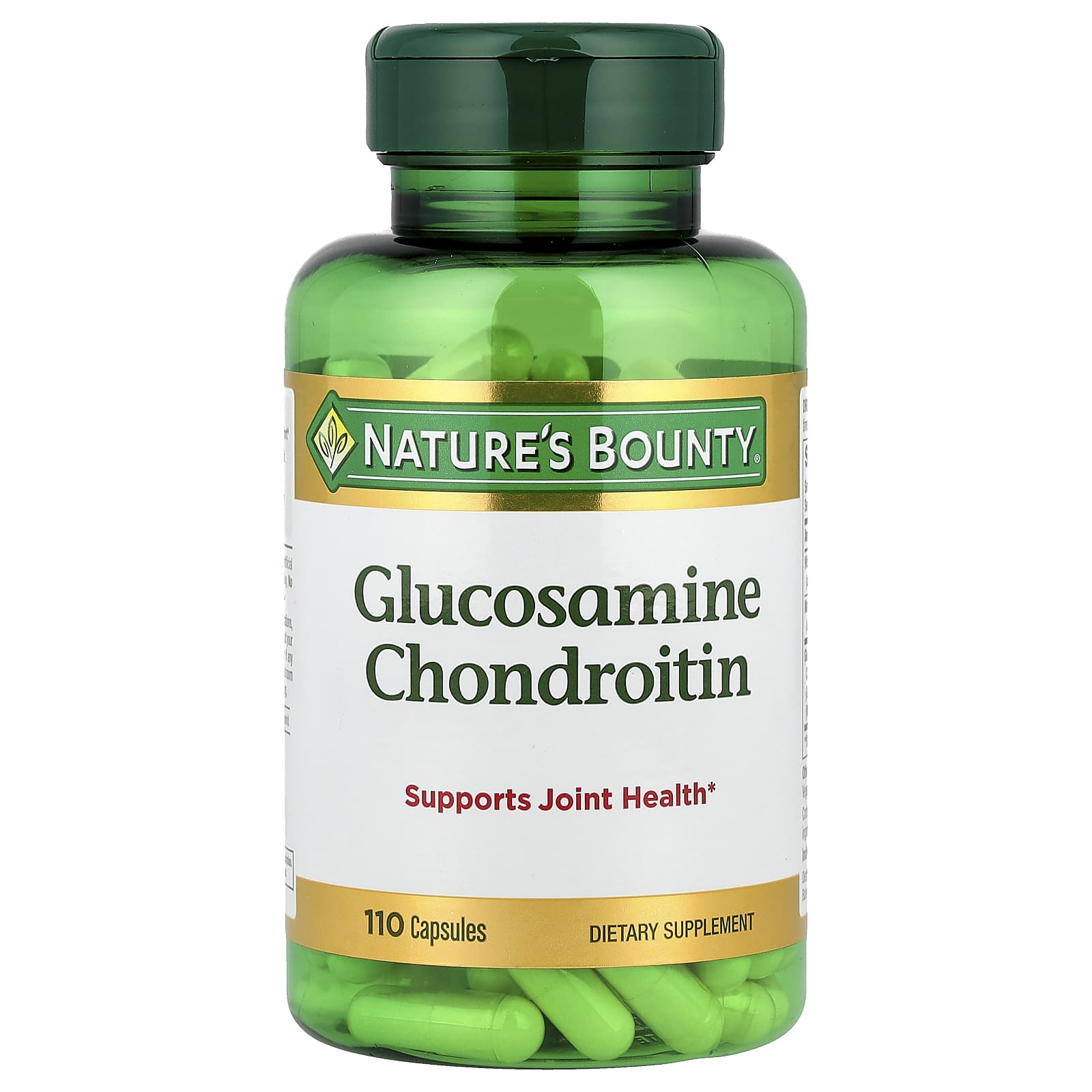 Nature S Bounty, Glucosamine Chondroitin Complex, 110 Capsules 
Nature S Bounty, Glucosamine Chondroitin Complex, 110 Capsules