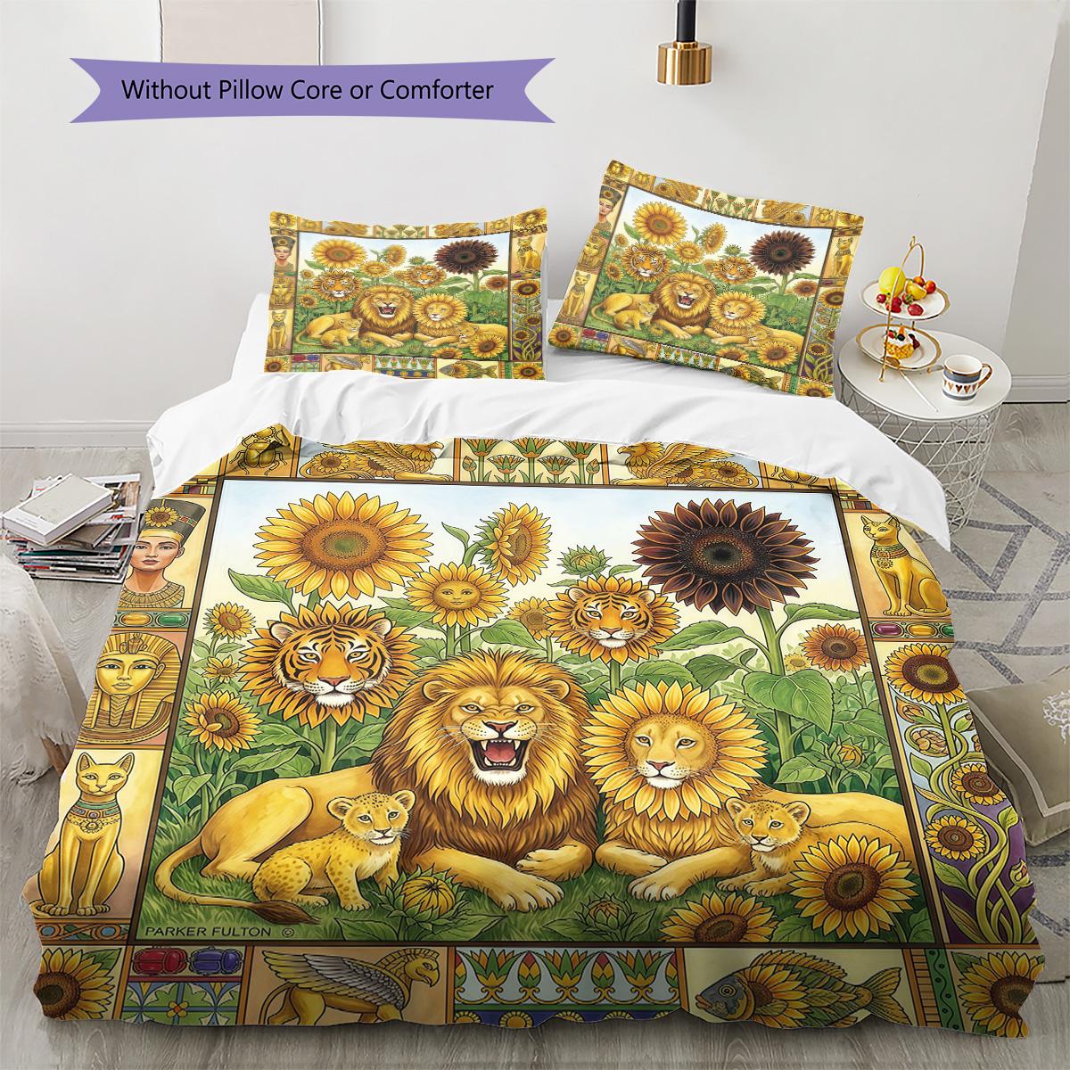 Animal Vintage Puzzle Pattern Bedding Set Quilt Cover Pillowcase Home Decor Gift (1 * duvet cover + 2 * pillowcase, without core) 135x200cm
Animal Vintage Puzzle Pattern Bedding Set Quilt Cover Pillowcase Home Decor Gift (1 * duvet cover + 2 * pillowcase, without core) 135x200cm