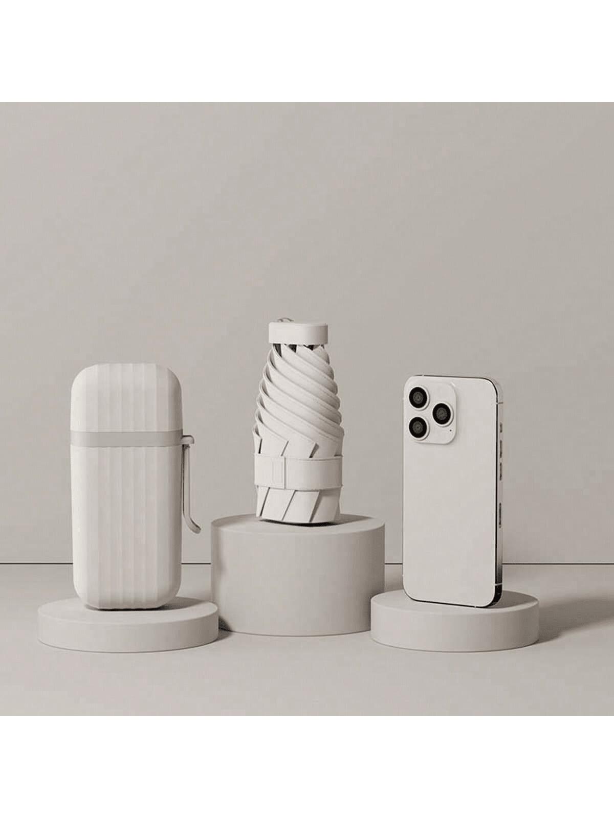 Портативный зонт-капсула, легко носить и хранить для путешествий, водонепроницаемый и устойчивый к УФ-излучению многофункциональный складной зонт бежевый
Портативный зонт-капсула, легко носить и хранить для путешествий, водонепроницаемый и устойчивый к УФ-излучению многофункциональный складной зонт бежевый