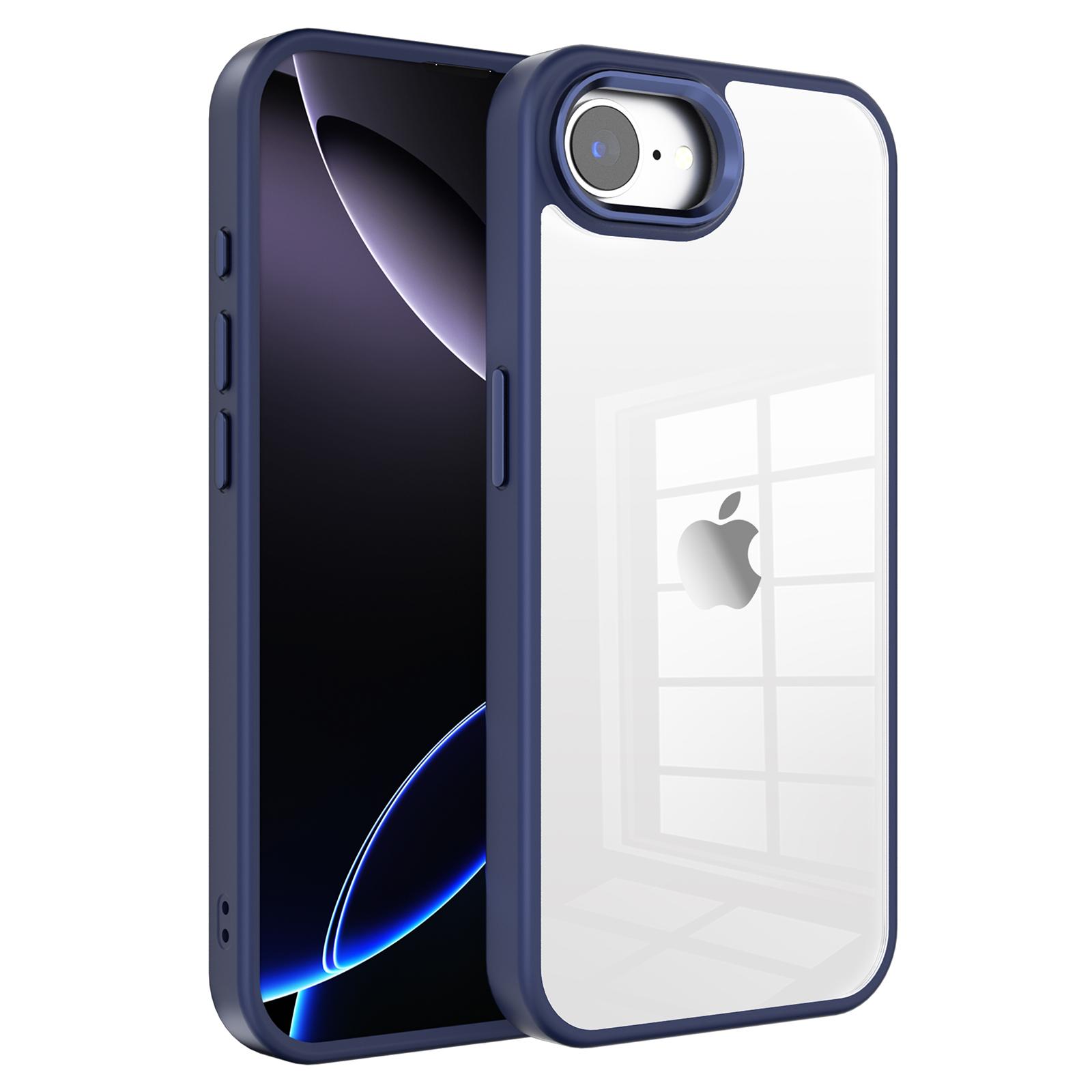 Чохол для iPhone 16e TPU+PC Прозора Задня Кришка Телефону з Металевою Кнопкою Navy Blue
Чохол для iPhone 16e TPU+PC Прозора Задня Кришка Телефону з Металевою Кнопкою Navy Blue