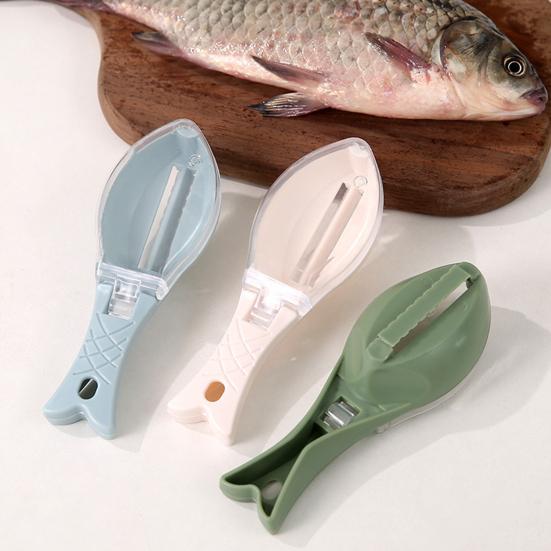 3Pcs Manual Fish Scale Scraper with Lid Fish Scale Removal Manual Seafood Scaling Tool Home Kitchen Essential
3Pcs Manual Fish Scale Scraper with Lid Fish Scale Removal Manual Seafood Scaling Tool Home Kitchen Essential