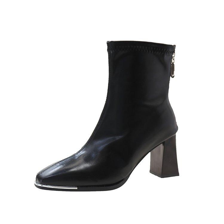 Короткие сапоги на высоком каблуке, женские весенние и осенние одинарные сапоги, короткие ботильоны на толстом каблуке, эластичные сапоги с квадратной застежкой-молнией сзади 37 чёрный
Короткие сапоги на высоком каблуке, женские весенние и осенние одинарные сапоги, короткие ботильоны на толстом каблуке, эластичные сапоги с квадратной застежкой-молнией сзади 37 чёрный