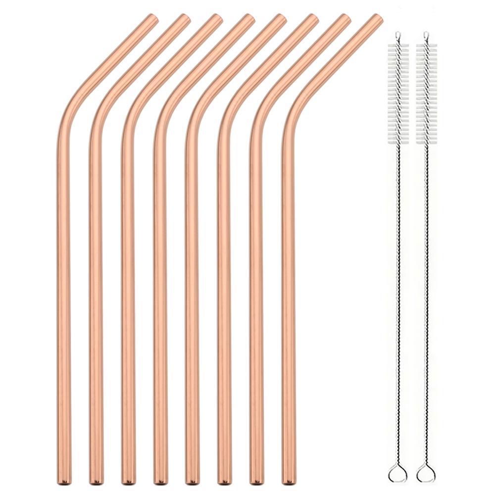 Набор из 8 изогнутых соломинок из нержавеющей стали, многоразовые соломинки для питья фруктового сока, молочного чая, кофе, цветные соломинки со щеткой для чистки ярко-розовый
Набор из 8 изогнутых соломинок из нержавеющей стали, многоразовые соломинки для питья фруктового сока, молочного чая, кофе, цветные соломинки со щеткой для чистки ярко-розовый