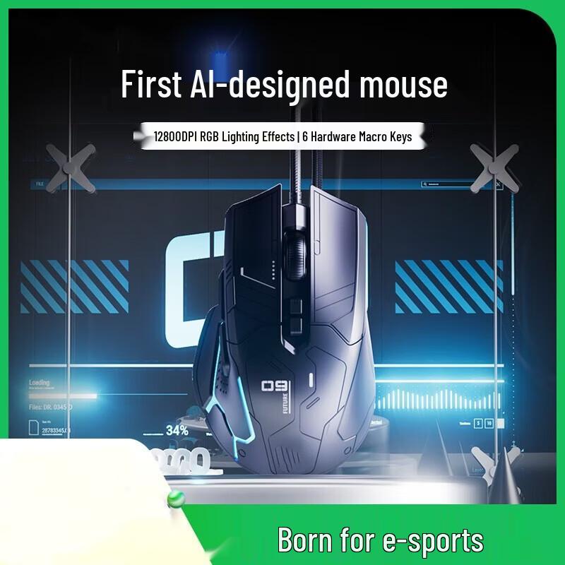 Deli PG9 W9P Wired Gaming Mouse
Deli PG9 W9P Wired Gaming Mouse