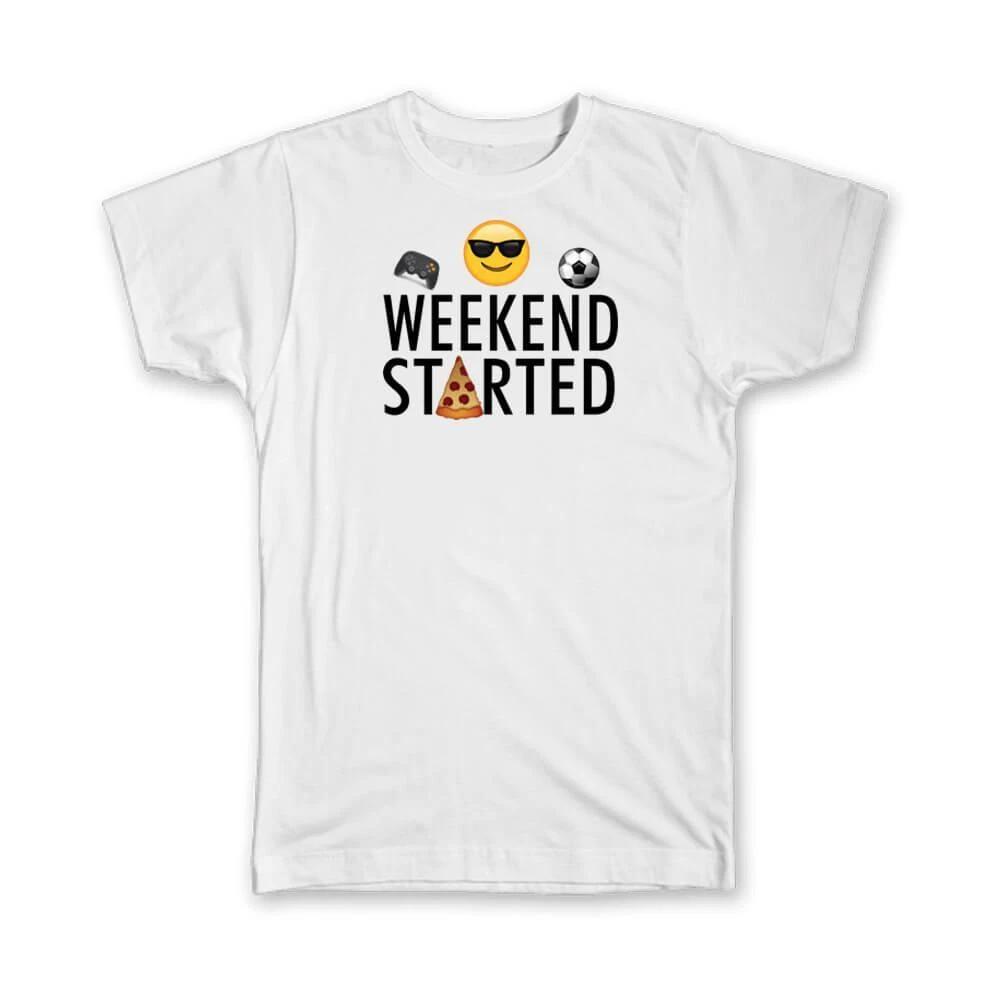 Gift T-Shirt : Weekend Started Pizza Soccer Beach Video Game Xbox L
Gift T-Shirt : Weekend Started Pizza Soccer Beach Video Game Xbox L