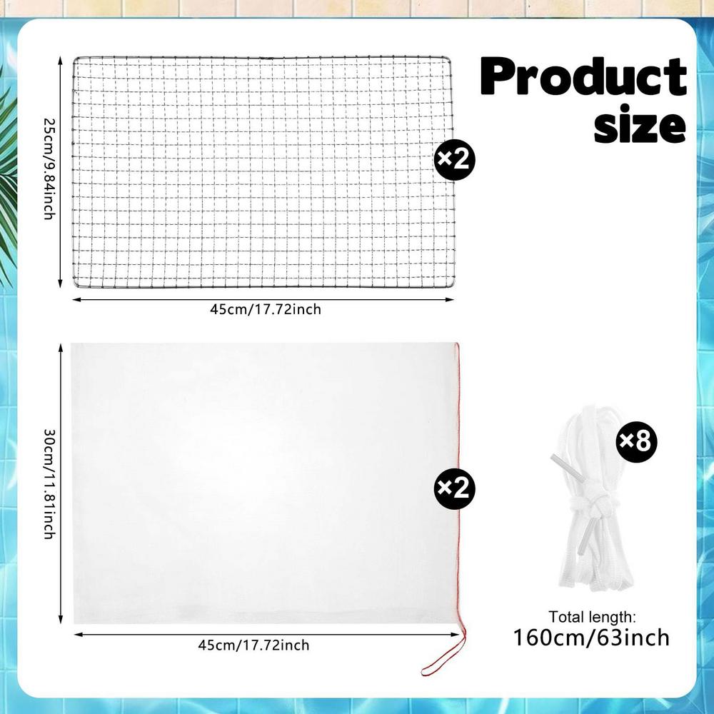 Pool Skimmer Screen Pool Skimmer Screen Guard Debris Catcher for Pond Community Outdoor Hotel Residential School Gymnasium
Pool Skimmer Screen Pool Skimmer Screen Guard Debris Catcher for Pond Community Outdoor Hotel Residential School Gymnasium