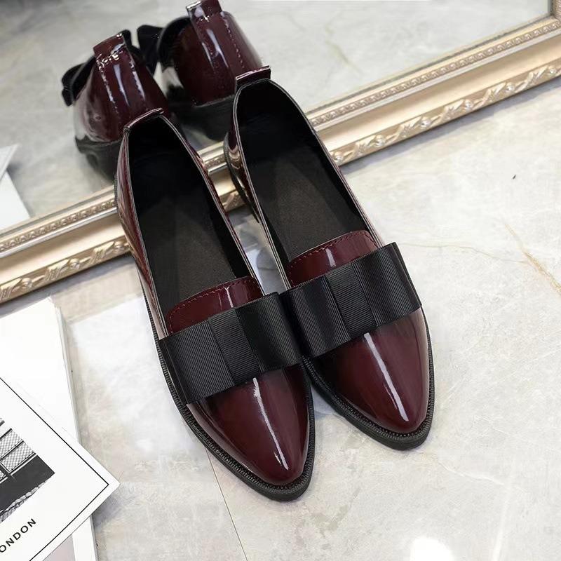 Women s Pointed-Toe Patent Leather Loafers Elegant Bow Detail Slip-On Dress Shoes 41 кларет
Women s Pointed-Toe Patent Leather Loafers Elegant Bow Detail Slip-On Dress Shoes 41 кларет