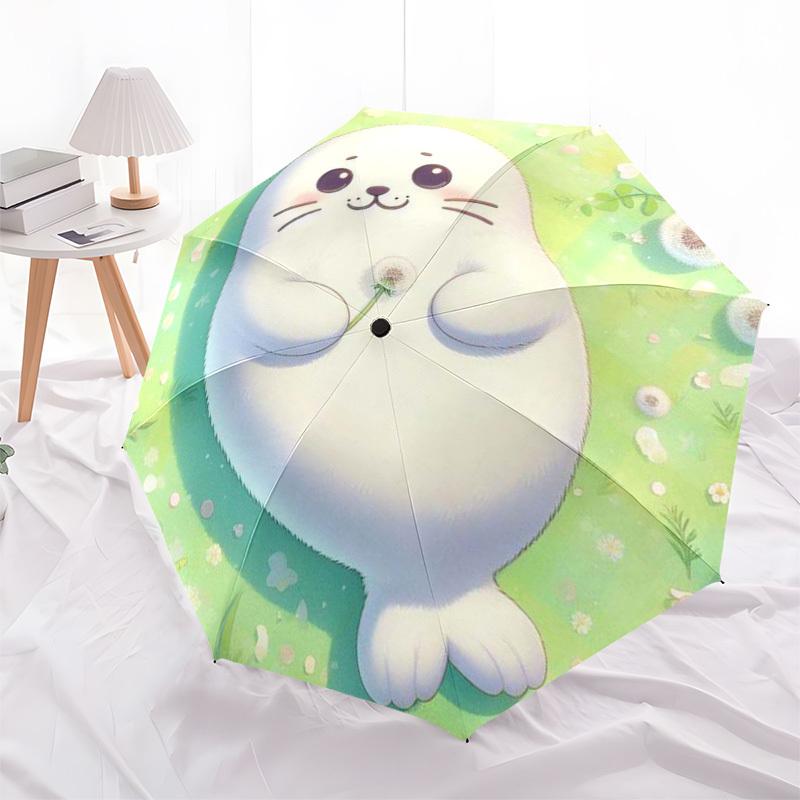 1pc Cute Seal with Dandelion Umbrella with Plastic Handle,Suitable for All Seasons Home Travel Outdoor Umbrellaptys31068
1pc Cute Seal with Dandelion Umbrella with Plastic Handle,Suitable for All Seasons Home Travel Outdoor Umbrellaptys31068