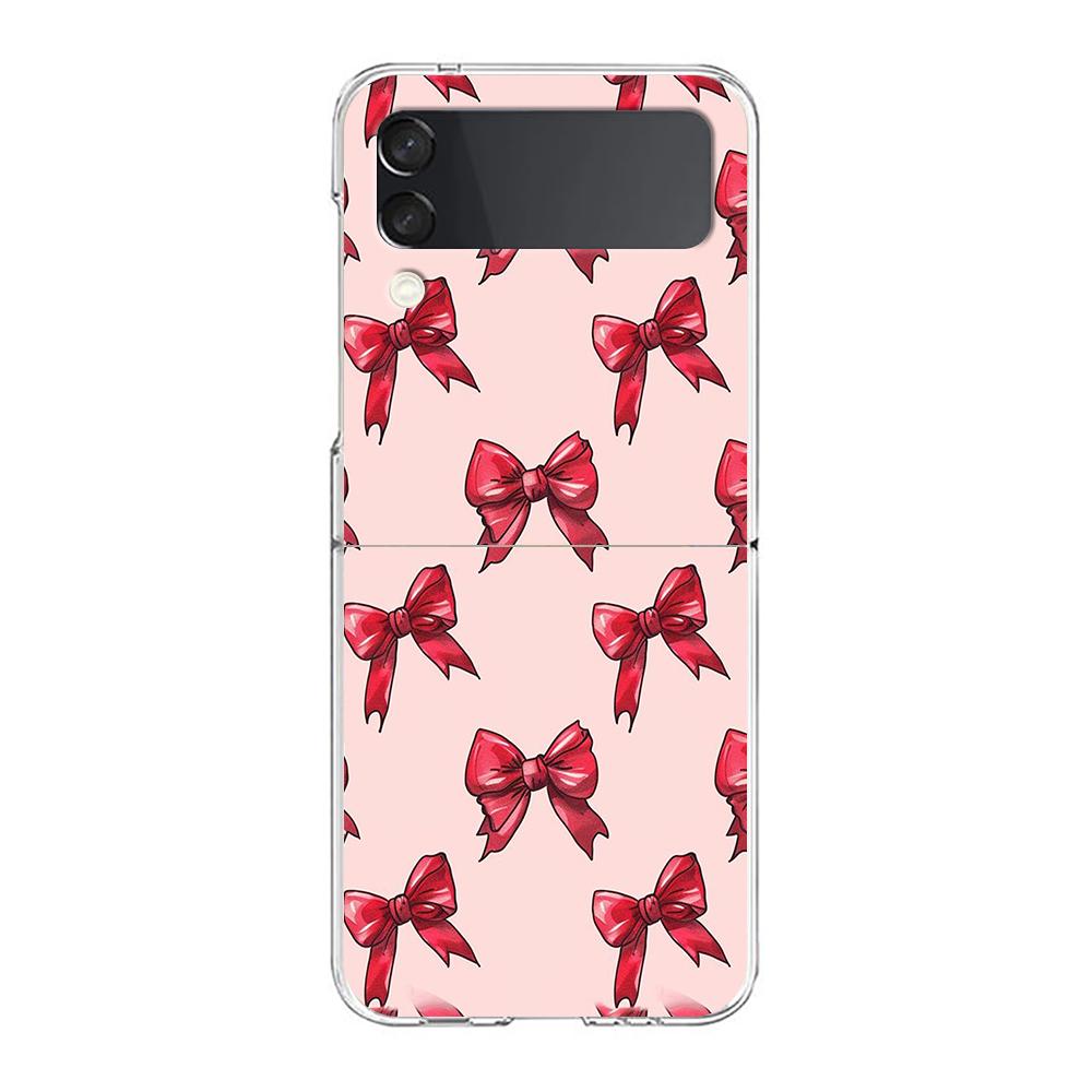 Cute Cherry Bow Phone Case For Samsung Galaxy Z Flip 3 4 5 Hard Folding Clear PC Bumper For Samsung Z Flip 6 Back Cover Samsung Z Flip 4
Cute Cherry Bow Phone Case For Samsung Galaxy Z Flip 3 4 5 Hard Folding Clear PC Bumper For Samsung Z Flip 6 Back Cover Samsung Z Flip 4