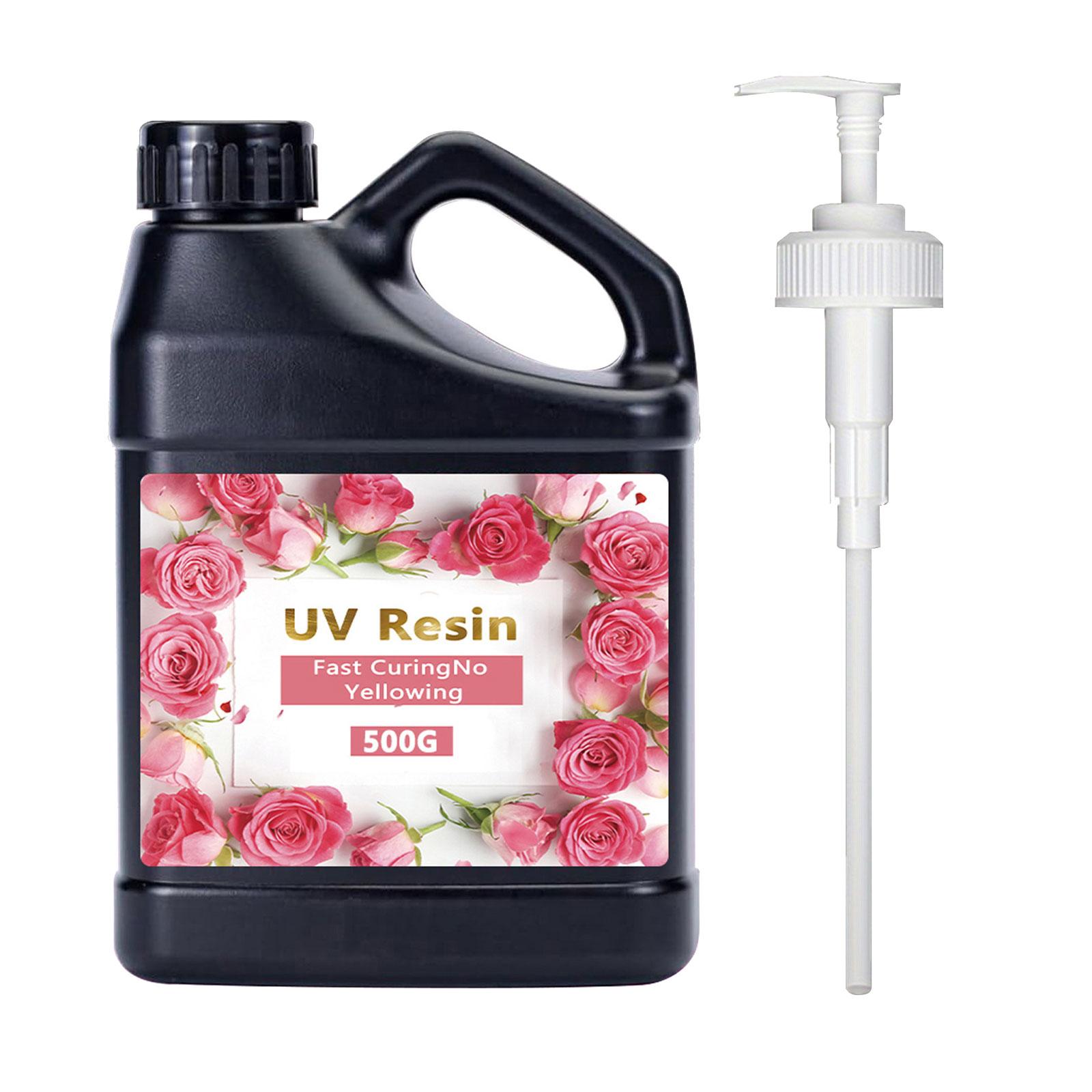 Versatile Curing Pump Bottle UV Resin Multifunctional Clear UV Curing Resin 500g with Pump for Detailed Craft Bonding
Versatile Curing Pump Bottle UV Resin Multifunctional Clear UV Curing Resin 500g with Pump for Detailed Craft Bonding