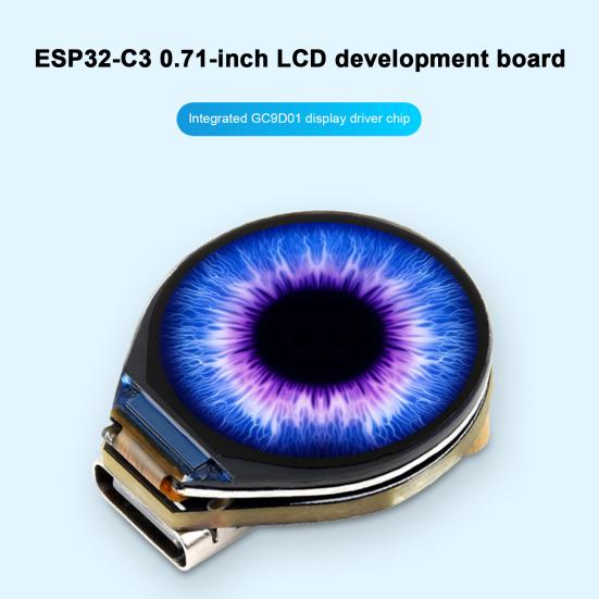 Development Board 0.71-inch SPI Interface LCD Screen Wi-Fi Bluetooth-compatible Round LCD A
Development Board 0.71-inch SPI Interface LCD Screen Wi-Fi Bluetooth-compatible Round LCD A