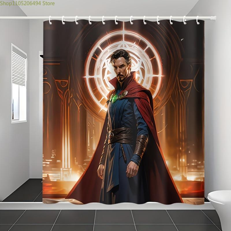 Doctor Strange Shower Curtain 180.34x180.34 cm with 12 Hooks - Vibrant Cartoon Artwork, Mystical Symbols & Staff Design, Durab 90x180cm
Doctor Strange Shower Curtain 180.34x180.34 cm with 12 Hooks - Vibrant Cartoon Artwork, Mystical Symbols & Staff Design, Durab 90x180cm