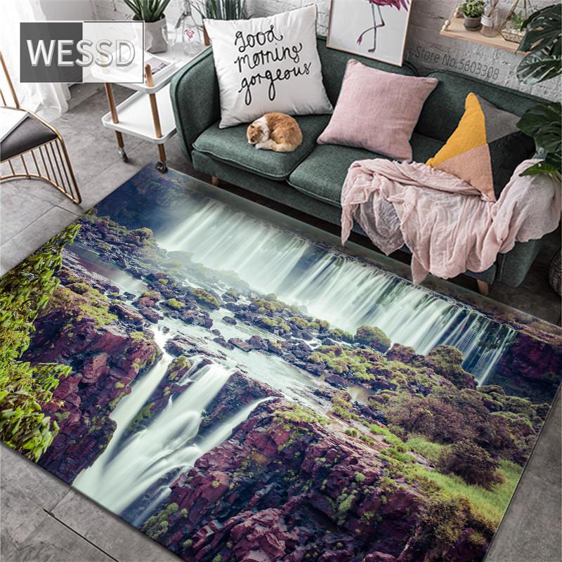 Ковер с пейзажным узором для гостиной, большой 3D коврик с водопадом для журнального столика, противоскользящий коврик из губки, декоративный коврик для пола 40x60cm 1pcs
Ковер с пейзажным узором для гостиной, большой 3D коврик с водопадом для журнального столика, противоскользящий коврик из губки, декоративный коврик для пола 40x60cm 1pcs