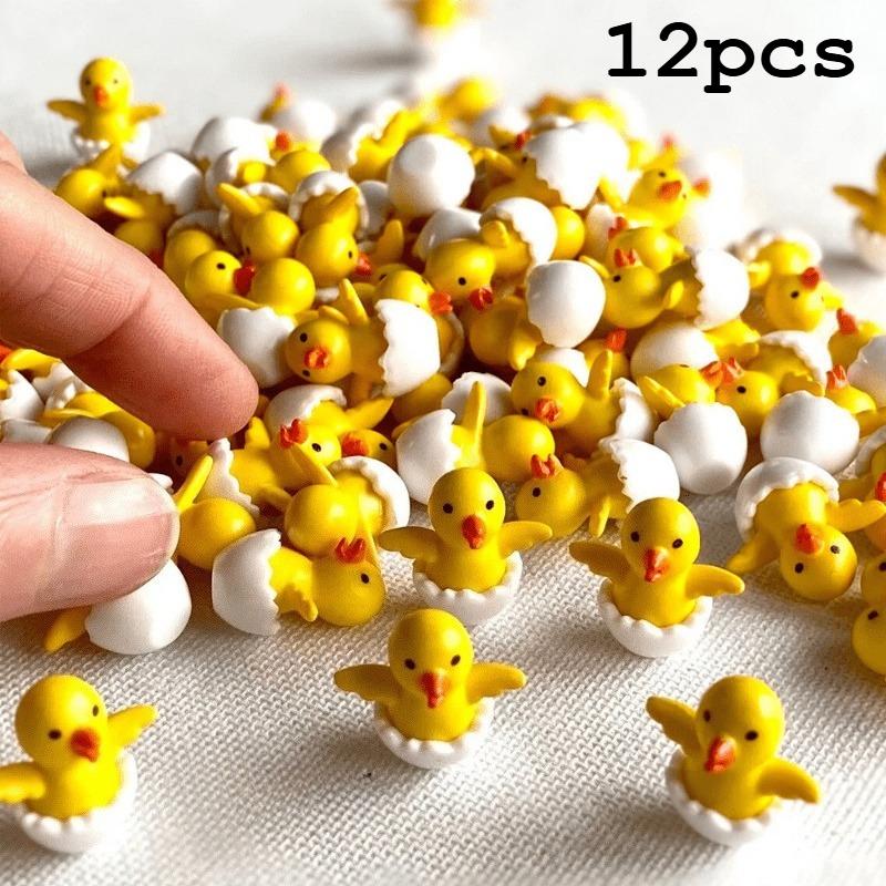 12/6pcs Miniature Resin Chick Figurines, Versatile Indoor & Outdoor Handcrafted Garden Animal Decor
12/6pcs Miniature Resin Chick Figurines, Versatile Indoor & Outdoor Handcrafted Garden Animal Decor