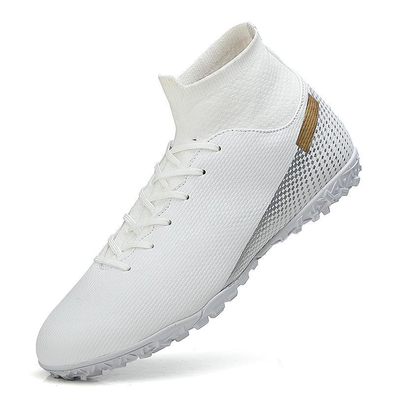 Custom High Top Soccer Shoes Training Football Sporting Goods Used Sport Sneakers Futbol Original Men PVC A3 Rubber Mesh 35 білий
Custom High Top Soccer Shoes Training Football Sporting Goods Used Sport Sneakers Futbol Original Men PVC A3 Rubber Mesh 35 білий