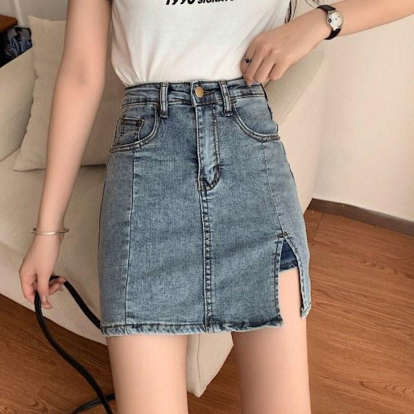 Elastic Denim High-Waist A-Line Midi Skirt - 2025 Women s Versatile Slimming Bodycon Skirt S
Elastic Denim High-Waist A-Line Midi Skirt - 2025 Women s Versatile Slimming Bodycon Skirt S