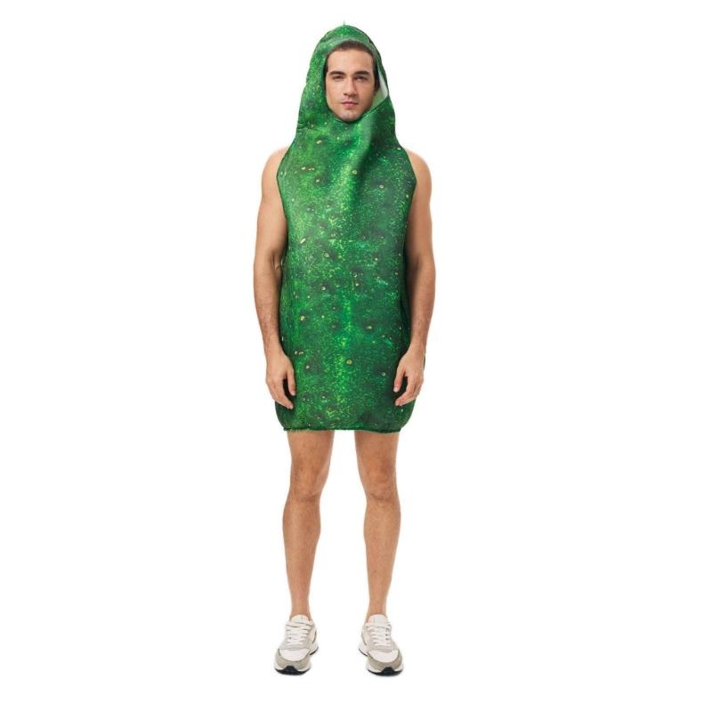 Pickle Costume Cucumber Costume Cosplay Jumpsuit Funny Vegetable Food Costume for Halloween Dressing Up Party Roleplay 1
Pickle Costume Cucumber Costume Cosplay Jumpsuit Funny Vegetable Food Costume for Halloween Dressing Up Party Roleplay 1