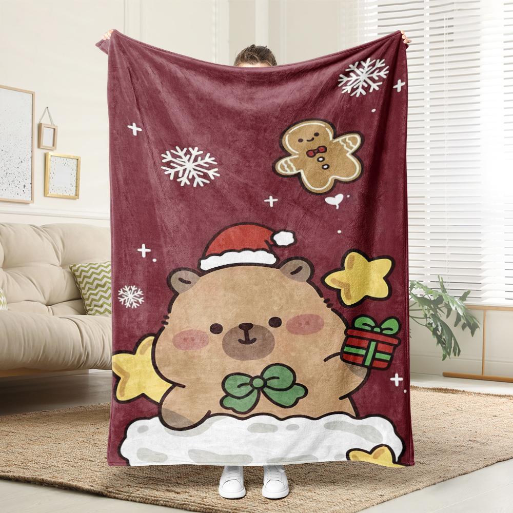 Cute and funny bears gather together, the Christmas atmosphere is full of blankets, a must for a home break 30x40in
Cute and funny bears gather together, the Christmas atmosphere is full of blankets, a must for a home break 30x40in