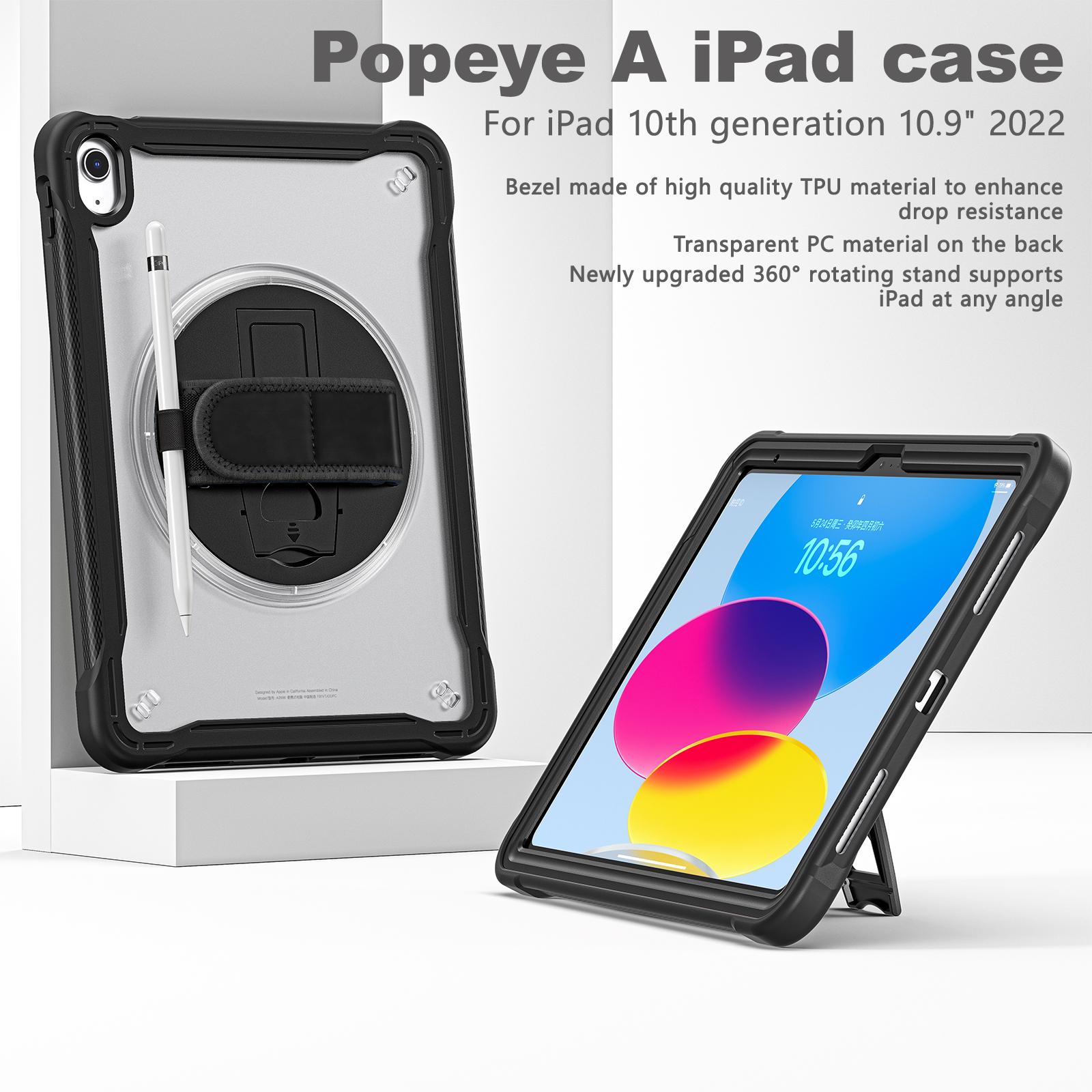 Kickstand Tablet Case for iPad (2025)/10.9 (2022) Rotary Hand Strap TPU+PC Tablet Cover Purple
Kickstand Tablet Case for iPad (2025)/10.9 (2022) Rotary Hand Strap TPU+PC Tablet Cover Purple