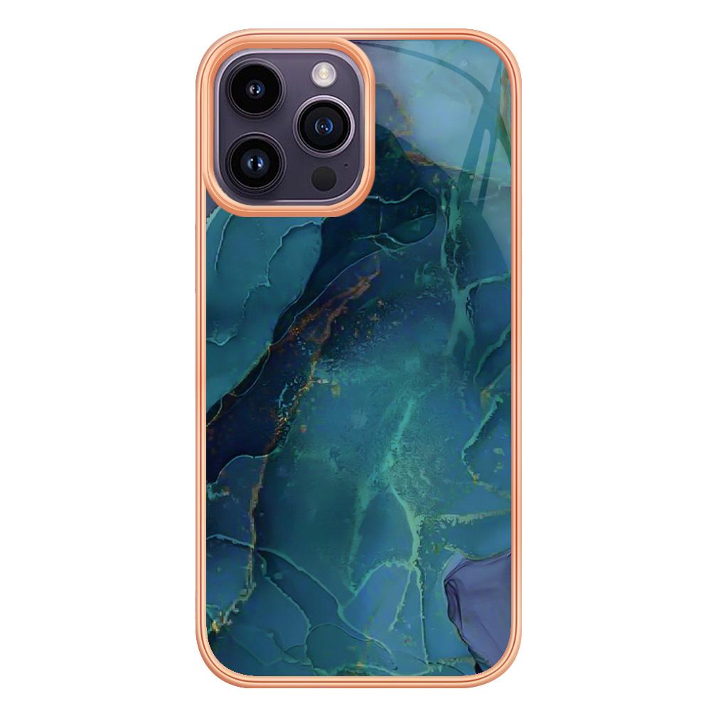 YB IMD Series-16 Style E Electroplating TPU Case for iPhone 15 Pro Max,IMD Marble Pattern 2.0mm Thick Protective Phone Cover Green
YB IMD Series-16 Style E Electroplating TPU Case for iPhone 15 Pro Max,IMD Marble Pattern 2.0mm Thick Protective Phone Cover Green