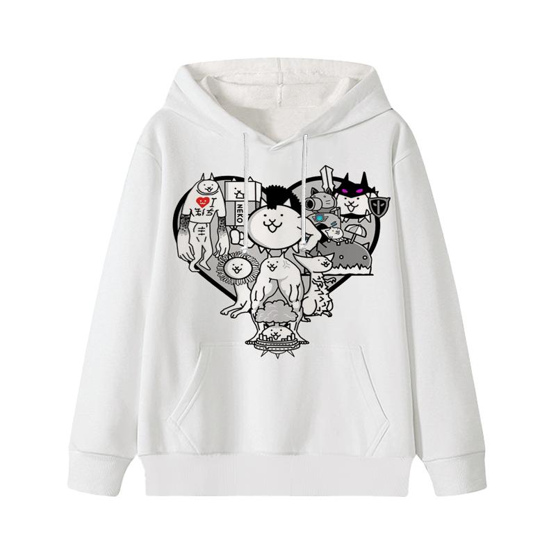The Battle Cats Дитячі толстовки Дитячий пуловер Повсякденний одяг Дитяча дівчинка Хлопчик Мультфільм Kawaii Топи Світшоти 140 срібний
The Battle Cats Дитячі толстовки Дитячий пуловер Повсякденний одяг Дитяча дівчинка Хлопчик Мультфільм Kawaii Топи Світшоти 140 срібний