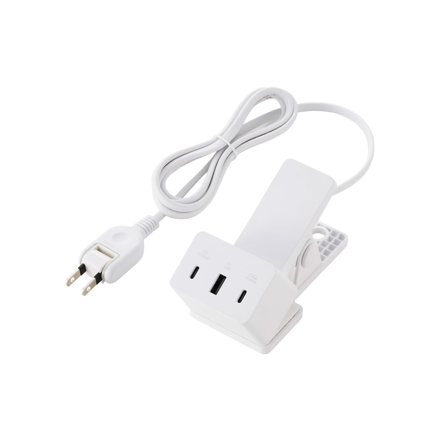 ELECOM USB Total Maximum 3 and with Hanging Clip-on Charger, PD, 65W, Type-C USB-A Ports, Hole, White, EC-AC11667WH білий
ELECOM USB Total Maximum 3 and with Hanging Clip-on Charger, PD, 65W, Type-C USB-A Ports, Hole, White, EC-AC11667WH білий