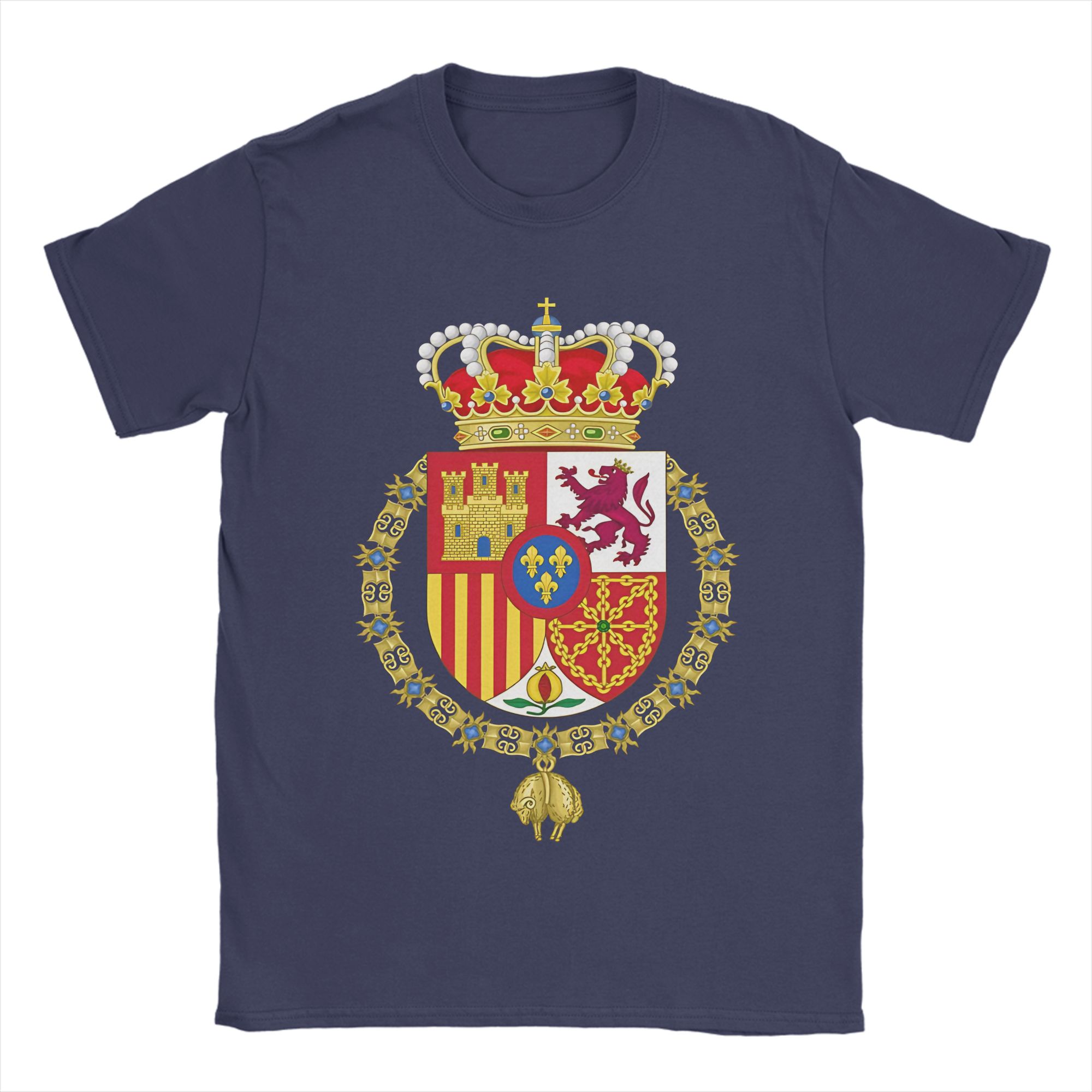 Espana Escudo Retro Spain Coat of Arms Espanol 100 Cotton T Shirt For Male Summer T Shirts Leisure Tees Oversize Clothes 4XL
Espana Escudo Retro Spain Coat of Arms Espanol 100 Cotton T Shirt For Male Summer T Shirts Leisure Tees Oversize Clothes 4XL