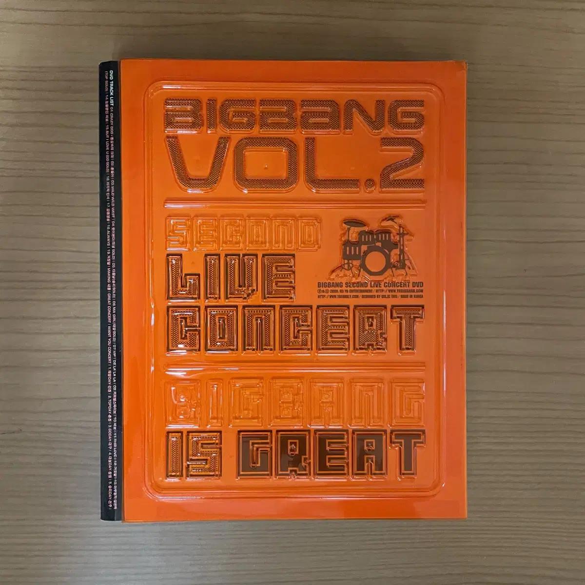 Big Bang Second Live Concert Great Dvd+ Photobook Album
Big Bang Second Live Concert Great Dvd+ Photobook Album