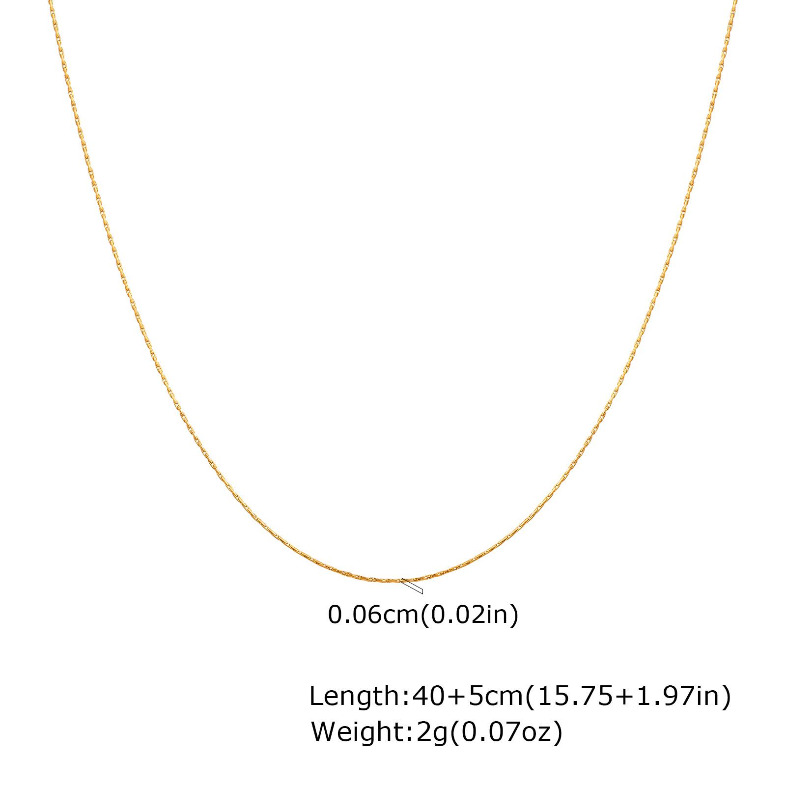 Vnox Simple Fashion Stainless Steel Chain Necklace For Women Girls Gold Plated Lightweight Choker Trendy Jewelry Party Gift
Vnox Simple Fashion Stainless Steel Chain Necklace For Women Girls Gold Plated Lightweight Choker Trendy Jewelry Party Gift
