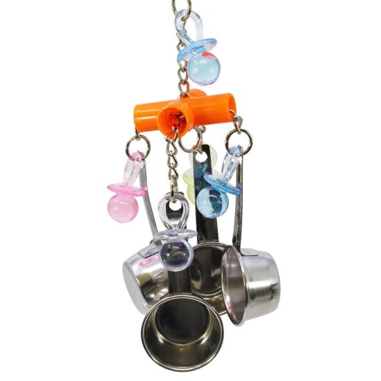 Bird Swing Parrot Cockatiel Cage Spoon Hanging Climbing Bite Chewing Pet Toy
Bird Swing Parrot Cockatiel Cage Spoon Hanging Climbing Bite Chewing Pet Toy
