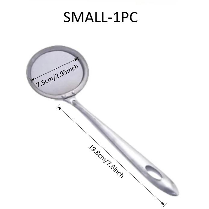 3Pcs Kitchen Multi-functional Filter Spoon Stainless Steel Fine Mesh Wire Oil Skimmer Strainer Fried Food Net Kitchen Gadgets 1pc
3Pcs Kitchen Multi-functional Filter Spoon Stainless Steel Fine Mesh Wire Oil Skimmer Strainer Fried Food Net Kitchen Gadgets 1pc