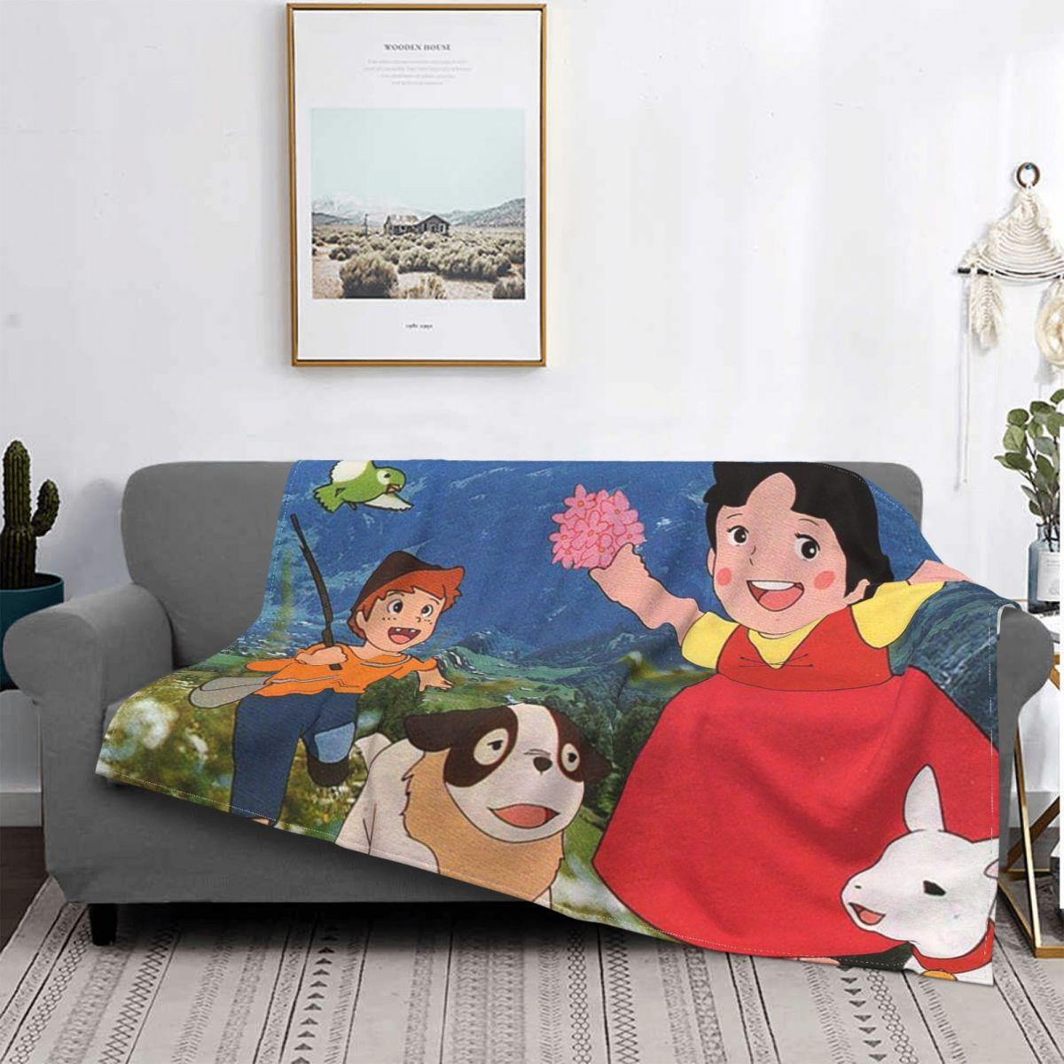 Heidi A Girl Of The Alps Blanket Fleece All Season cute cartoon Multi-function Soft Throw Blanket for Bedding Bedroom Bedspreads 40x50in
Heidi A Girl Of The Alps Blanket Fleece All Season cute cartoon Multi-function Soft Throw Blanket for Bedding Bedroom Bedspreads 40x50in