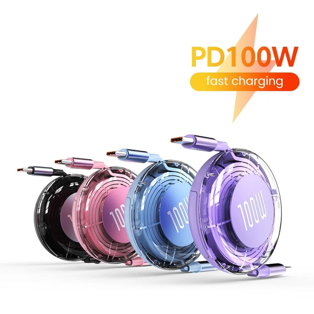 100 Вт кабель Type C - Type C PD для быстрой зарядки USB C - USB C для iPhone 15 Pro Xiaomi Samsung iPad Quick Charge Shrink Data Cable чёрный
100 Вт кабель Type C - Type C PD для быстрой зарядки USB C - USB C для iPhone 15 Pro Xiaomi Samsung iPad Quick Charge Shrink Data Cable чёрный