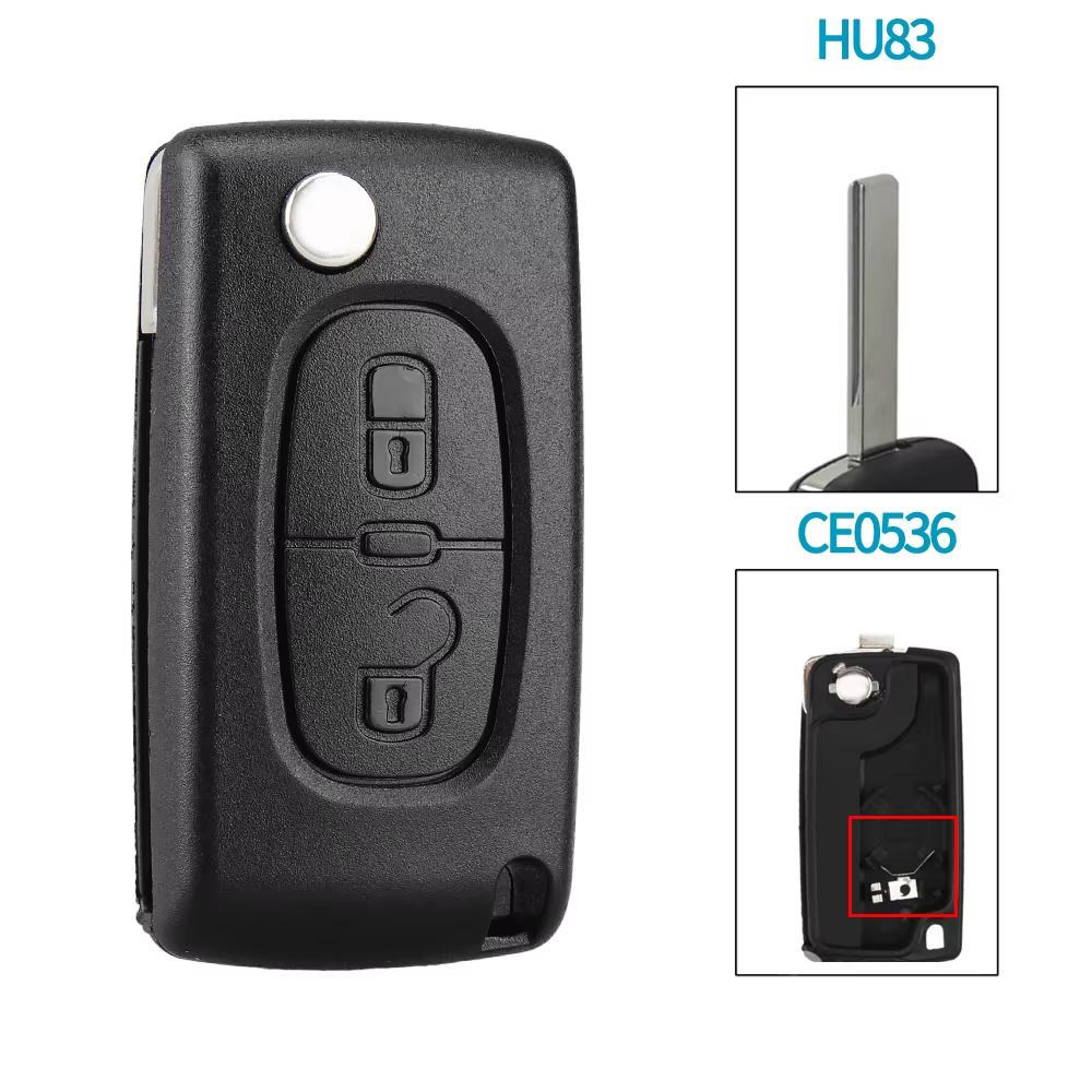 Чохол для пульта з 2 / 3 кнопками підходить для Peugeot 207 307 308 407 607 807 Citroen C2 C3 C4 C5 C6 Відкидний складаний корпус ключа автомобіля
Чохол для пульта з 2 / 3 кнопками підходить для Peugeot 207 307 308 407 607 807 Citroen C2 C3 C4 C5 C6 Відкидний складаний корпус ключа автомобіля