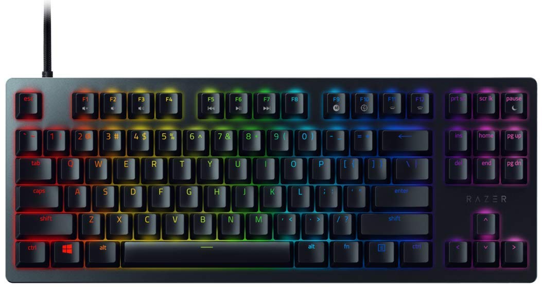 Ігрова клавіатура Razer Huntsman Tournament Edition Лінійний оптичний перемикач Англійська Розкладка США Надвисока швидкість Лінійний тактильний без керування Tenkeyless
Ігрова клавіатура Razer Huntsman Tournament Edition Лінійний оптичний перемикач Англійська Розкладка США Надвисока швидкість Лінійний тактильний без керування Tenkeyless