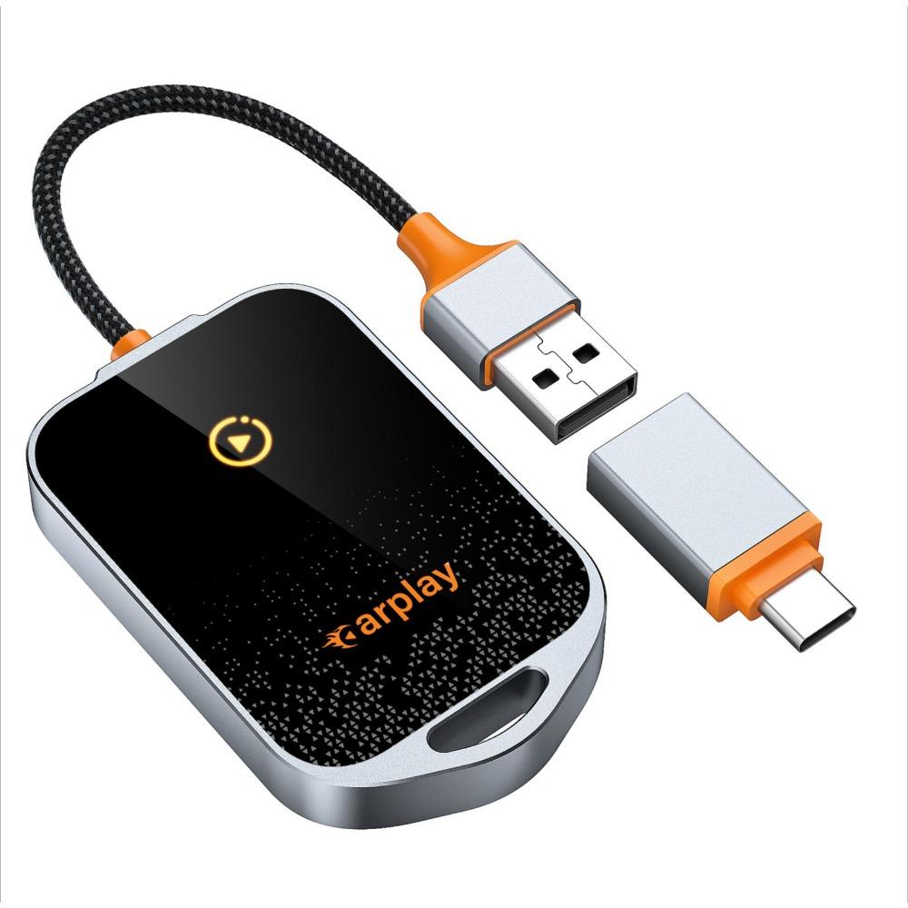 Беспроводной адаптер CarPlay K81 Смарт-бокс WIFI6 Bluetooth 5.0 для бесшовной автомобильной навигации и подключения
Беспроводной адаптер CarPlay K81 Смарт-бокс WIFI6 Bluetooth 5.0 для бесшовной автомобильной навигации и подключения