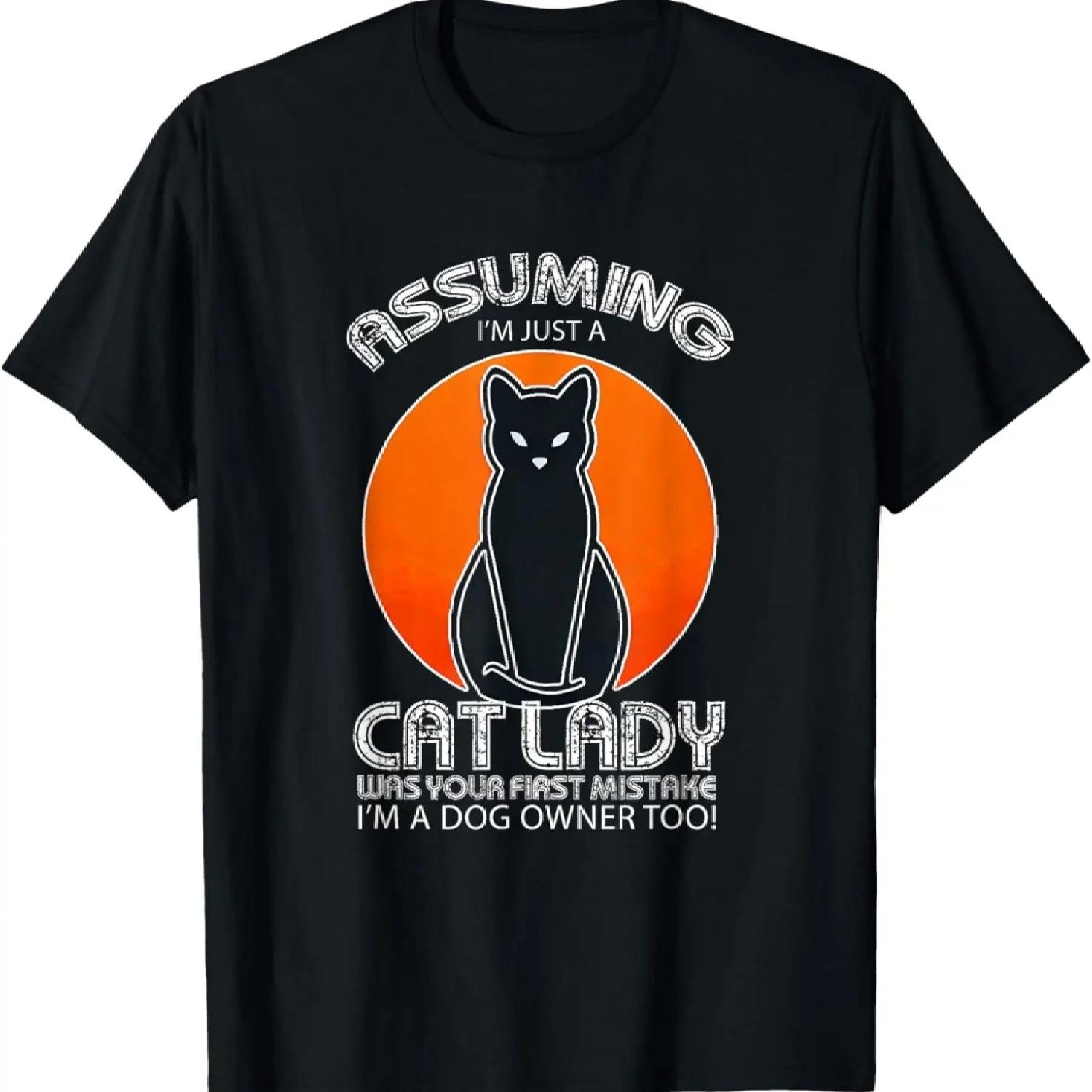 Assuming Cat Lady Halloween _ Dog and Black Cat Owners T-Shirt XXXXXL чорний
Assuming Cat Lady Halloween _ Dog and Black Cat Owners T-Shirt XXXXXL чорний