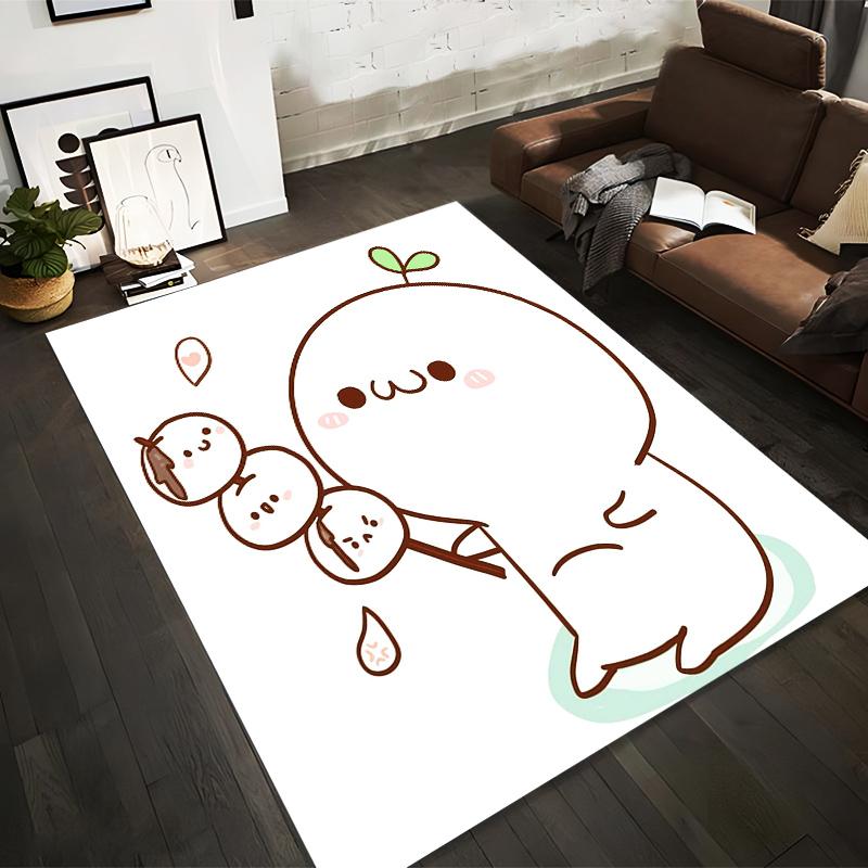 Cute Cartoon Character with Plant Sprout Holding Skewered Faces Pastel Carpet Design Suitable for use as an anti-slip1 for1room and bedroom sofas 40x60cm( 15x23in )
Cute Cartoon Character with Plant Sprout Holding Skewered Faces Pastel Carpet Design Suitable for use as an anti-slip1 for1room and bedroom sofas 40x60cm( 15x23in )